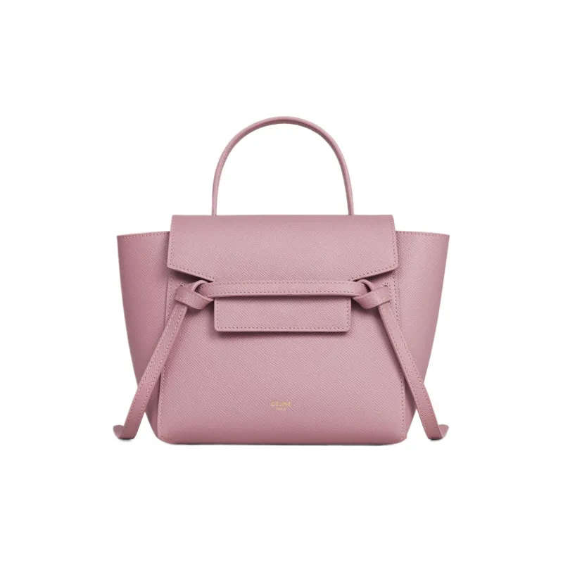 CELINE Grained Calfskin Catfish Bag Shoulder Bag Crossbody Bag Handbag Extra Mini Women's Petal Pink-0