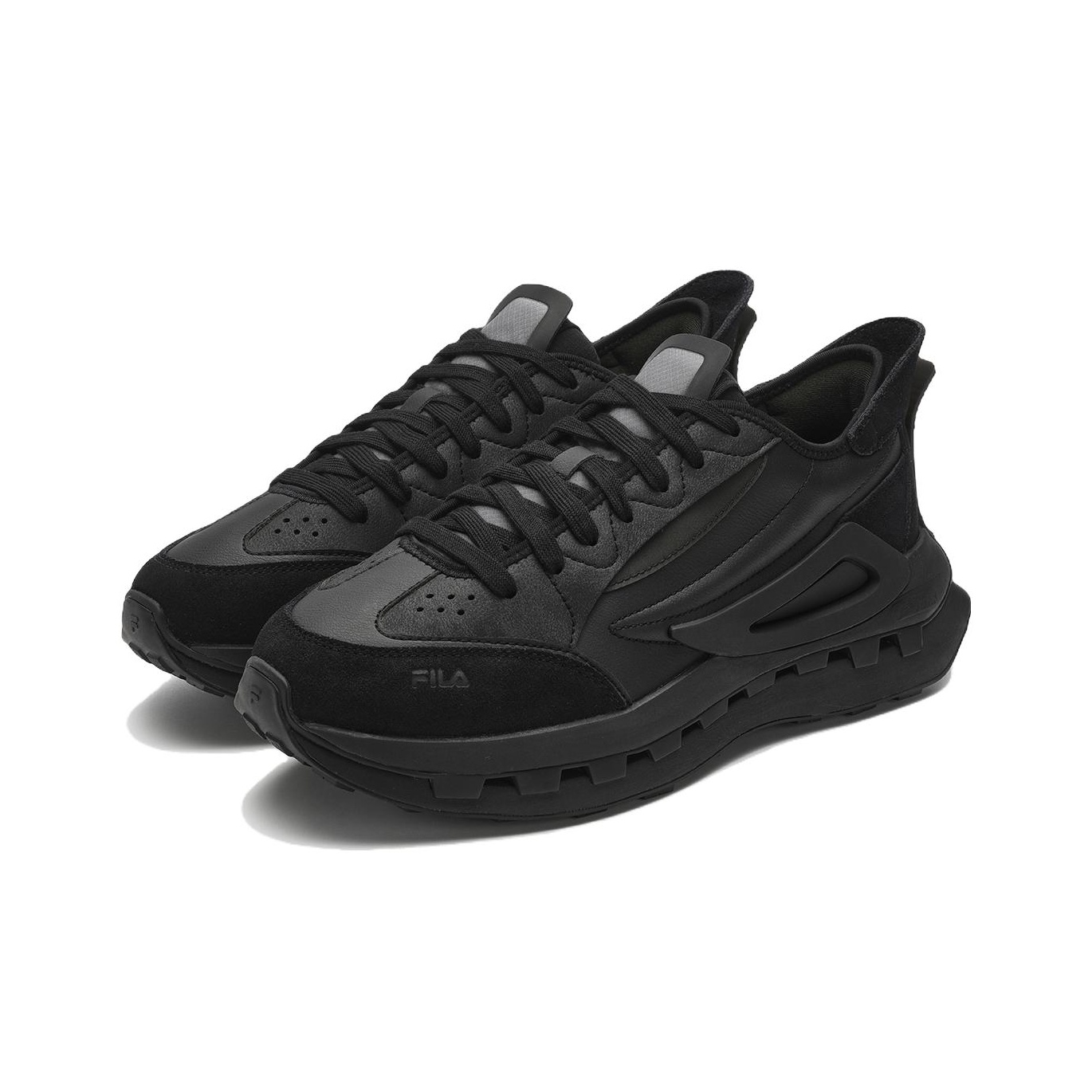 Fila jameson black running shoes on sale