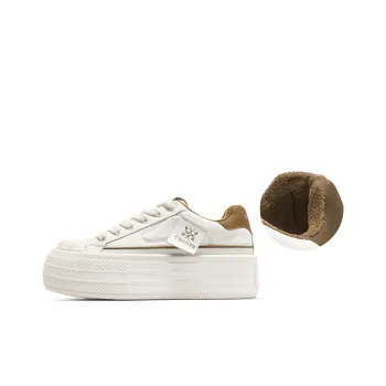 C°BANNER Low Top Skateboard Shoes Women's Light Coffee