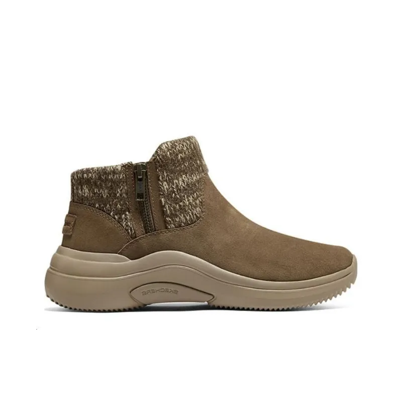 Skechers Warm And Wear Resistant Snow Boots Women's Brown-1