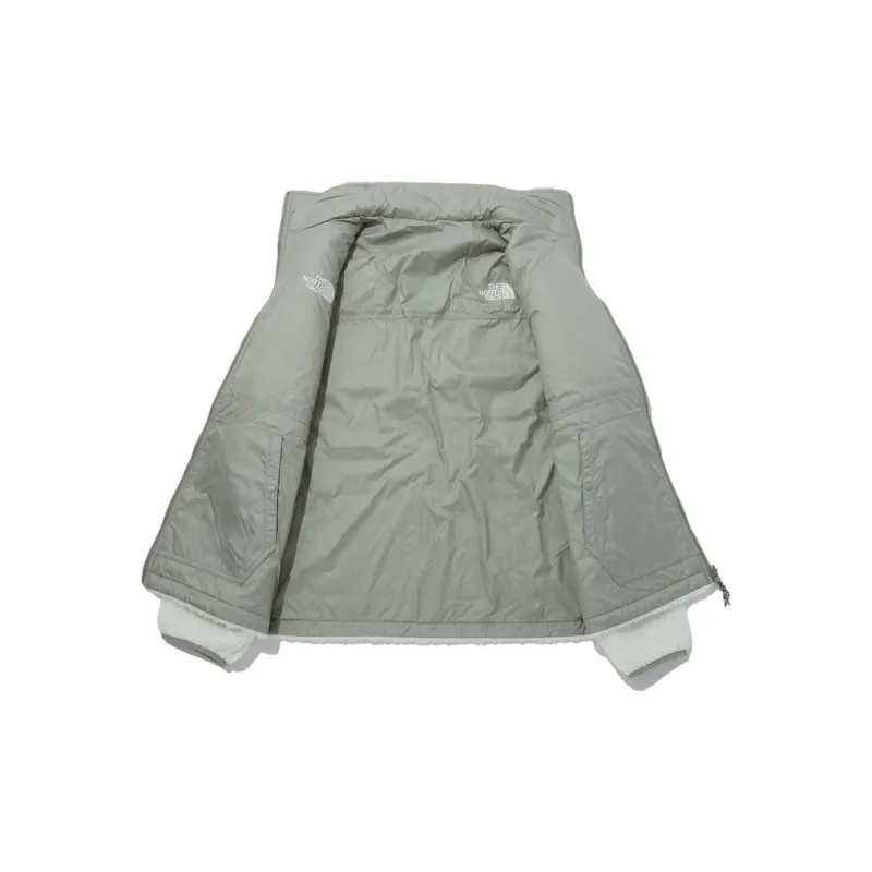 THE NORTH FACE Play Green Rvs Fleece Jacket Slate Khaki Unisex Korea Version-3