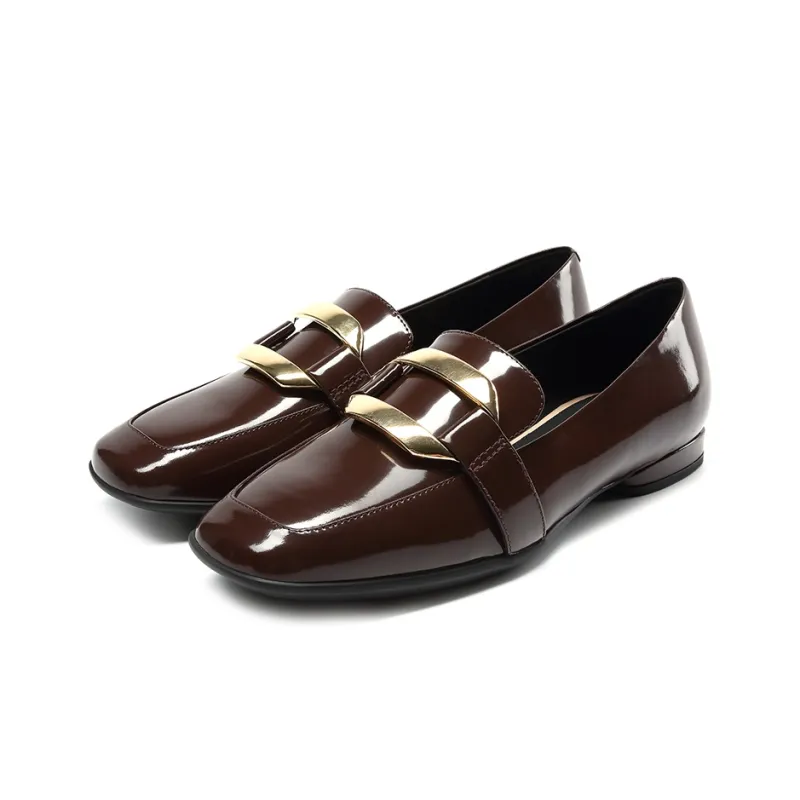 Satchi Loafers 1.5CM Women's Brown-2