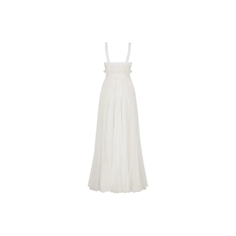 DIOR FW23 Slip Dresses Women's White-1