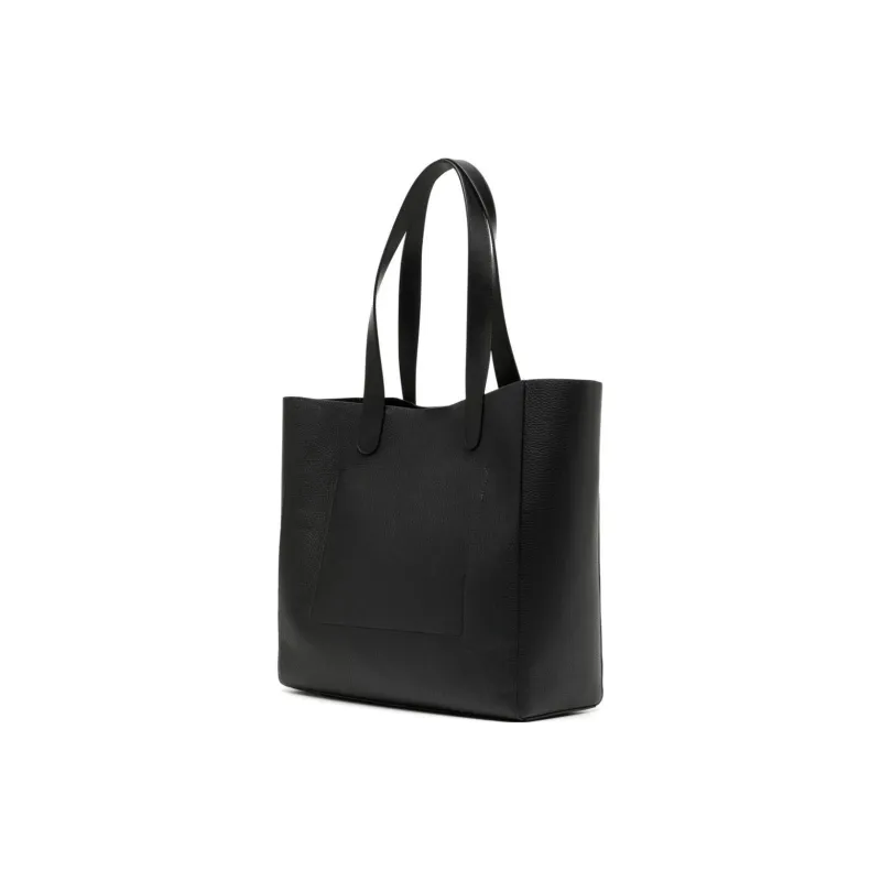 MICHAEL KORS Hudson Pebbled Leather Tote Bag, Shopping Bag, Handbag, Shoulder Bag Men's Black-2