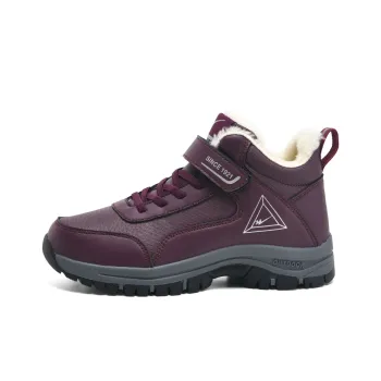 Binary High Top Casual Shoes Women's Burgundy
