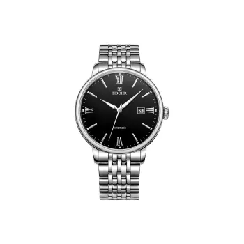 EBOHR EBOHR Master Collection Mechanical Movement Stainless Steel Strap Watch Men's Watches Black Dial