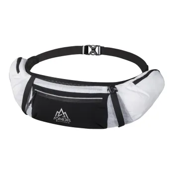 AONIJIE Running Equipment Running Fanny Pack Nylon Unisex White Black