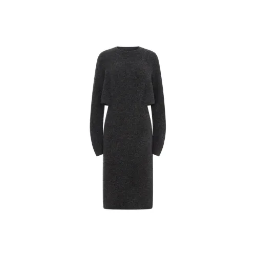 MO&CO Long-Sleeved Dresses Women's Mineral Gray