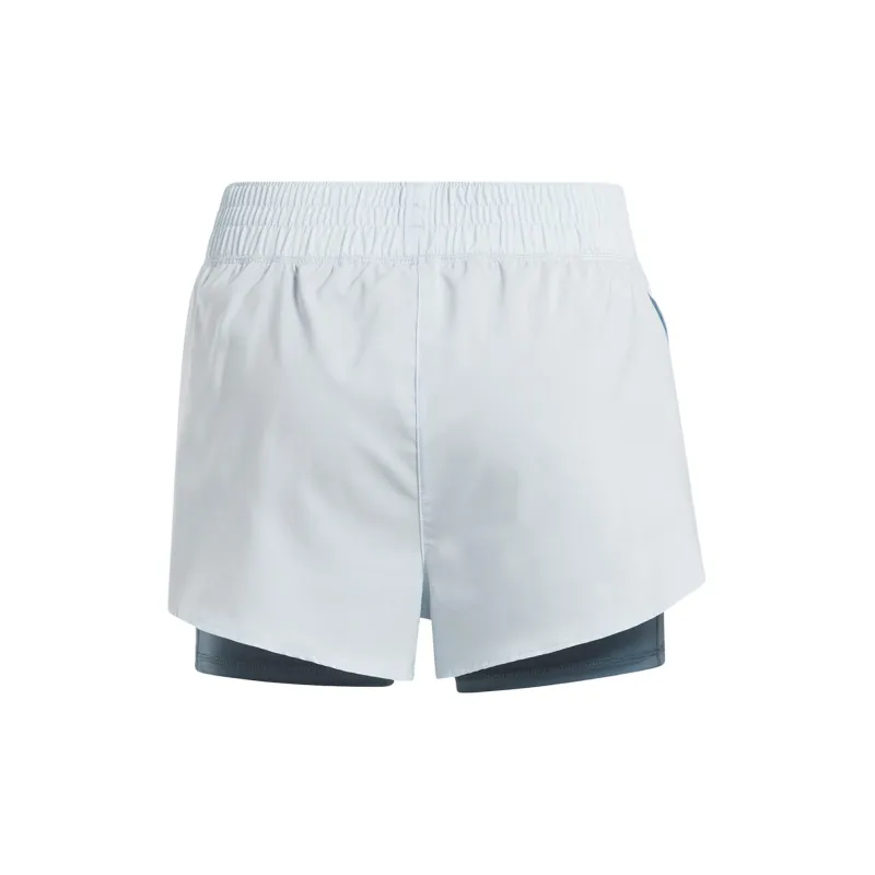 Reebok WOR RUN 2 IN 1 SHORT Sports Shorts Women's Light Blue-1