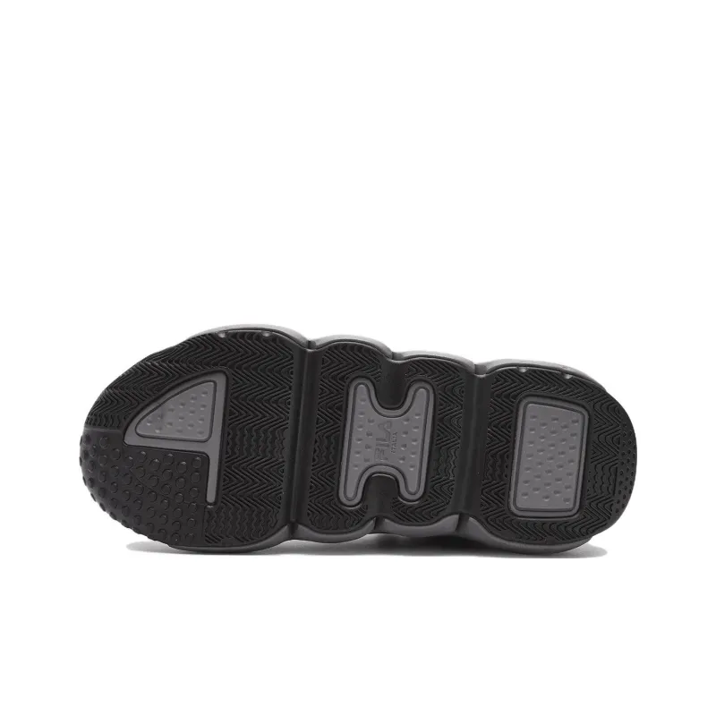 FILA Panini High Top Vintage Basketball Shoes Men's Black Gray-5