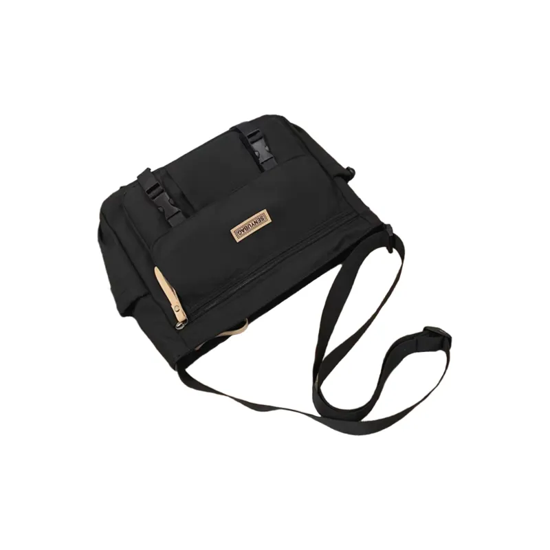 TAKI Nylon Shoulder Bag, Crossbody Bag Medium Size Unisex White/Black/Blue/Khaki/Green-7