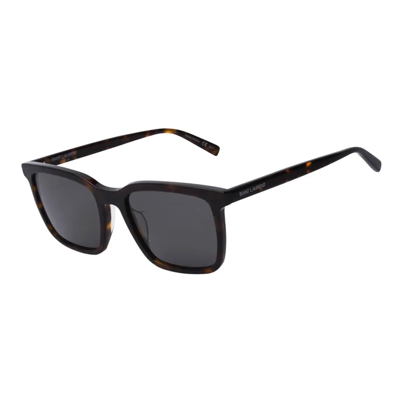 SAINT LAURENT Acetate Square Sunglasses Men's Tortoiseshell-0