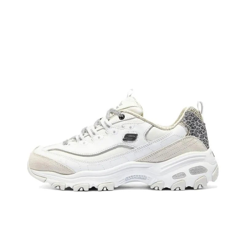 Skechers Balance Lightweight Low Top Casual Shoes Women's White Gray-0