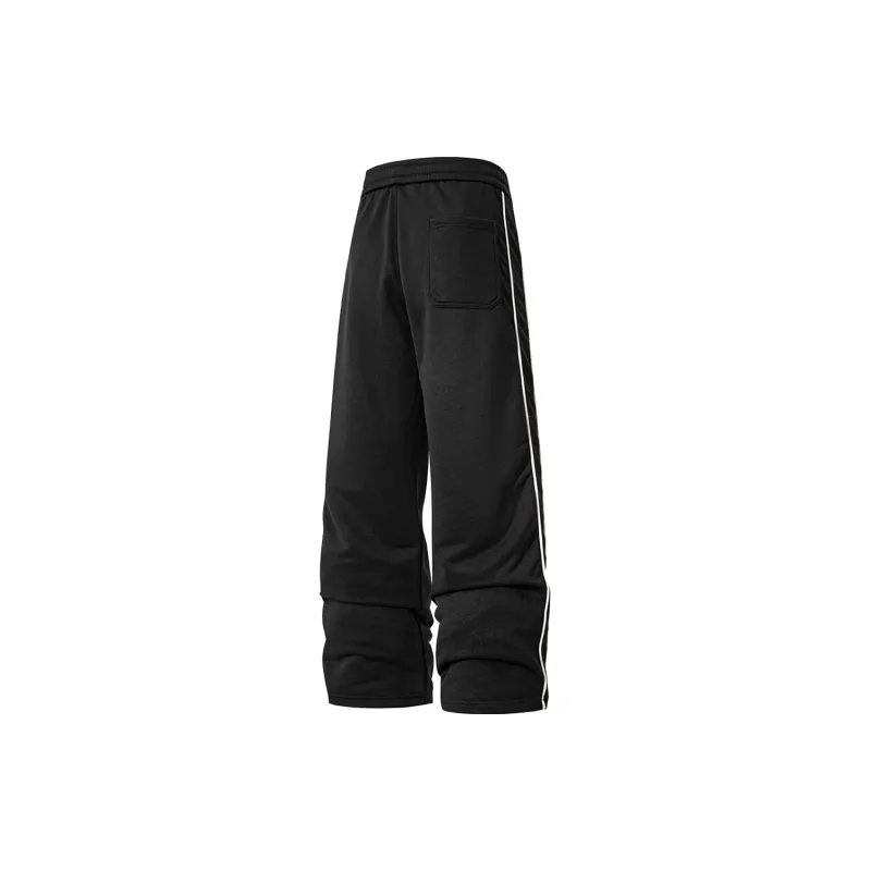 GR816 Casual Pants Unisex Black-1