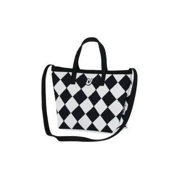 Usual Unusual Polyester Handbag, Shoulder Bag, Crossbody Bag Women's Blue White Color Scheme