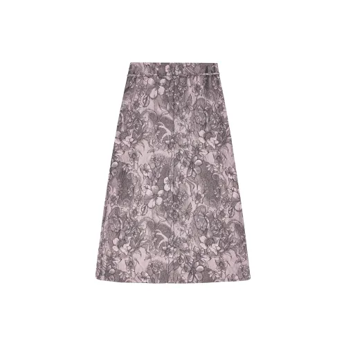 GANNI Casual Long Skirt Women's Purple