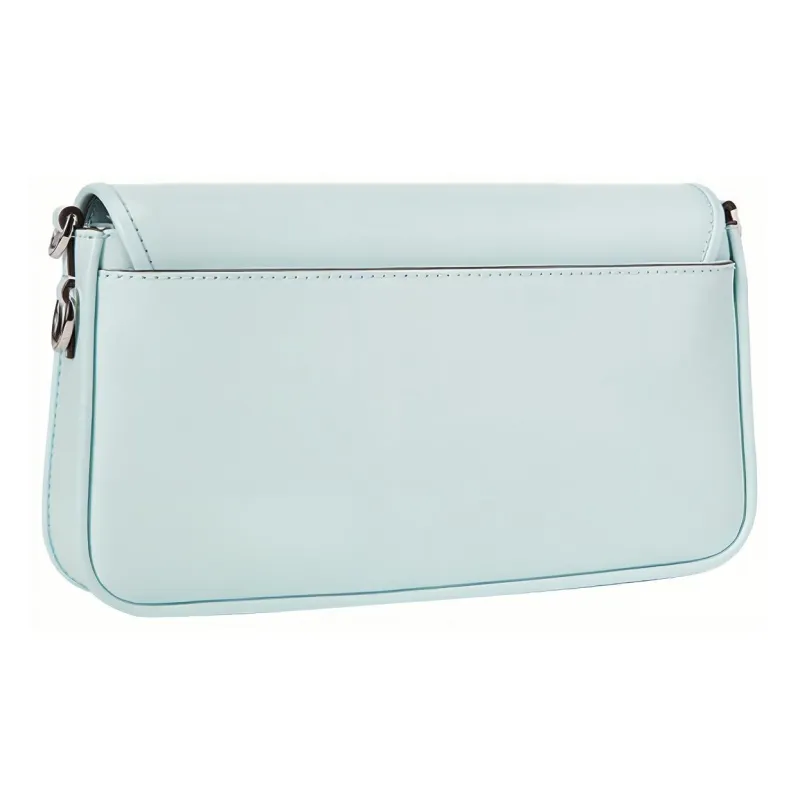 MICHAEL KORS Bradshaw Leather Baguette Bag Shoulder Bags Women's Light Blue Green-1