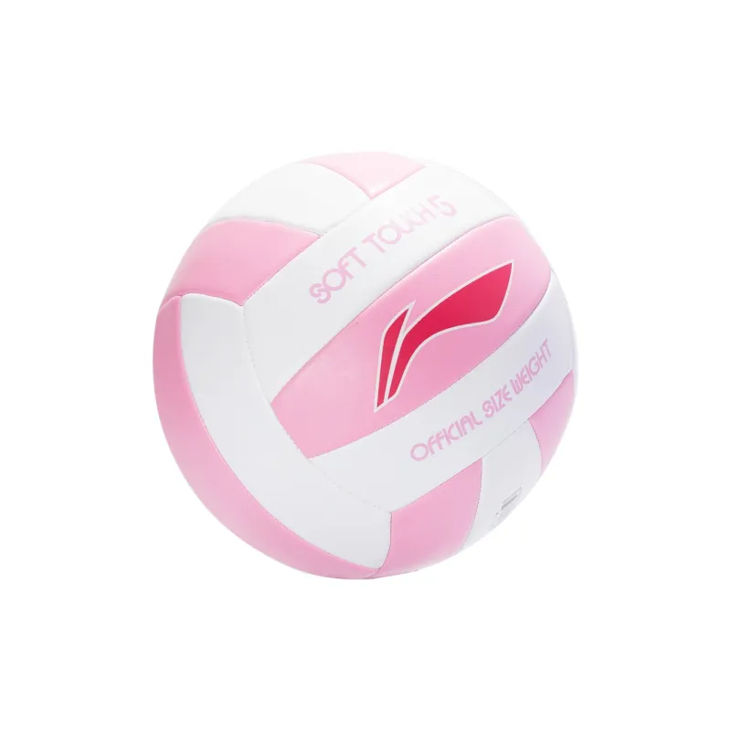 LiNing PVC Size 5 Volleyball Unisex Pink White-24