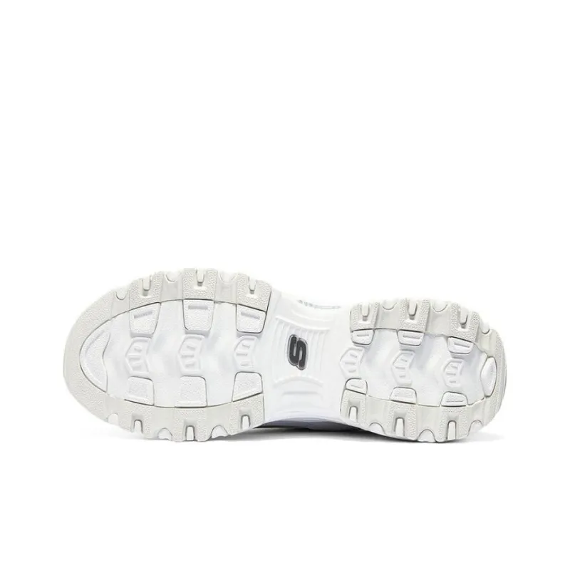 Skechers Balance Lightweight Low Top Casual Shoes Women's White Gray-4