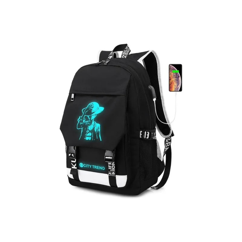 MingLu Oxford Backpack Regular Unisex Black-7