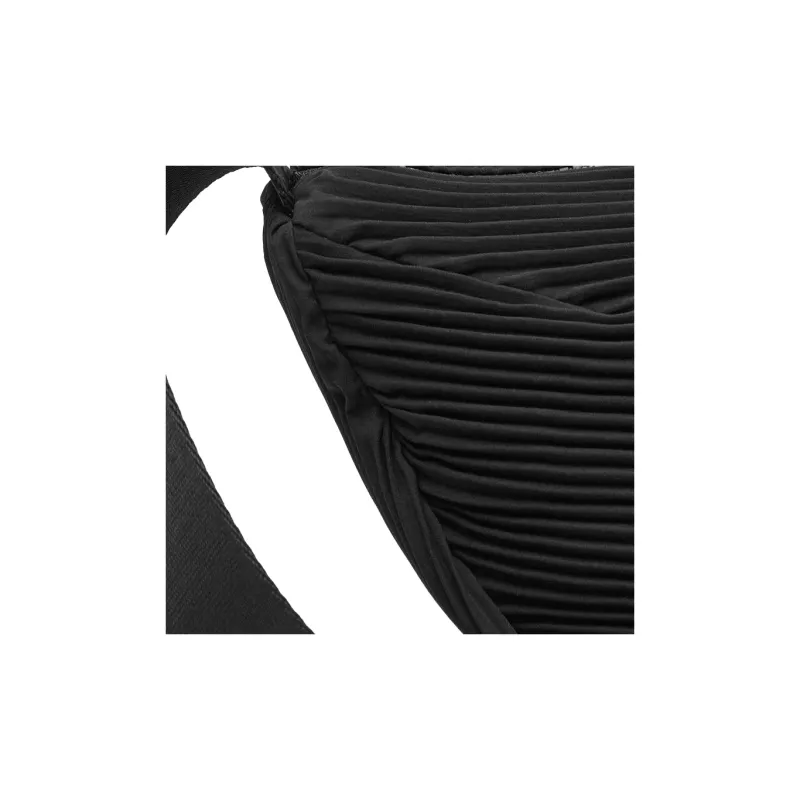 COS Polyester Crescent Bag, Shoulder Bag, Crossbody Bag Women's Black-3