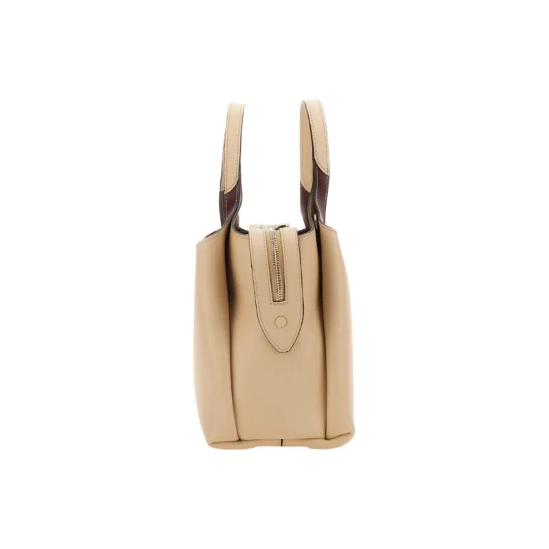 TOD'S Boston Logo Detailed Medium Tote Bag-1