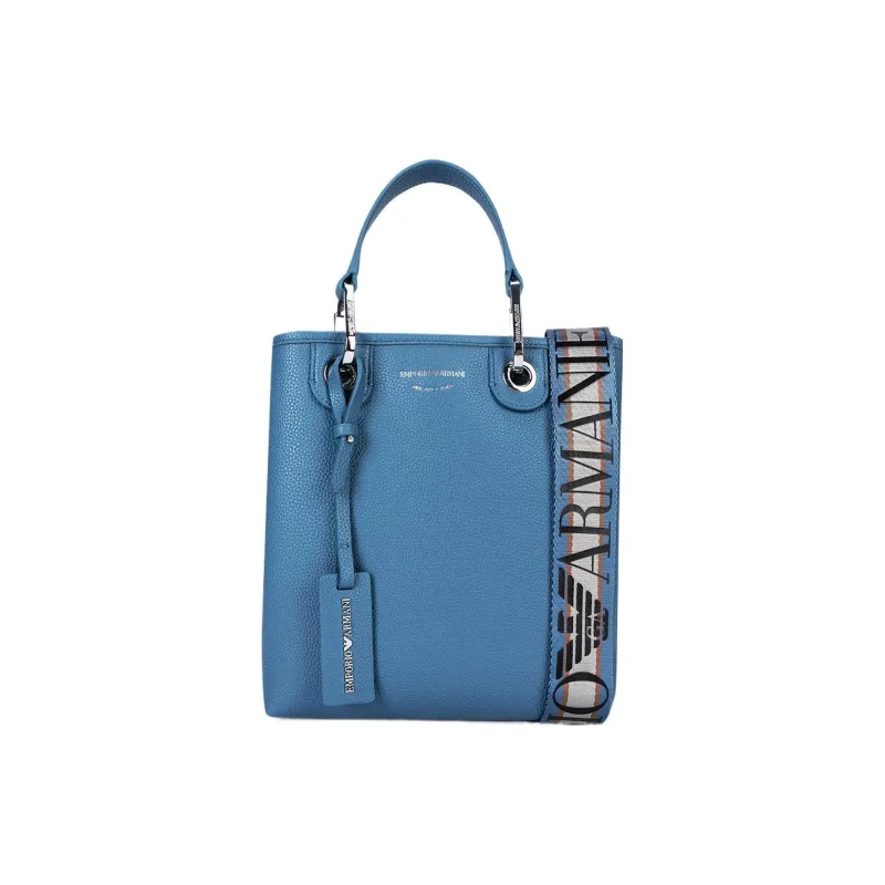 EMPORIO ARMANI MyEA PU Shoulder Bag, Crossbody Bag, Handbag Women's Blue-0