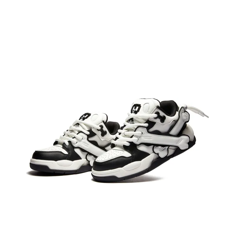Xavier3 Skateboard Shoes Unisex Black White-3