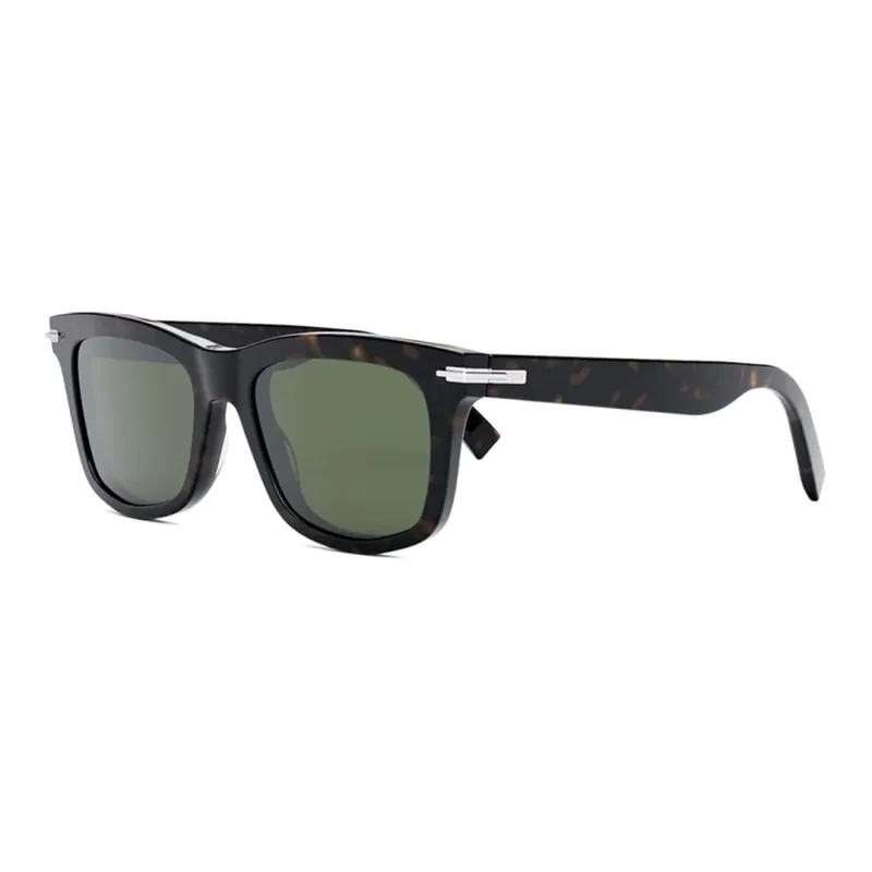 DIOR Acetate Irregular Shape Sunglasses Men's Brown-0