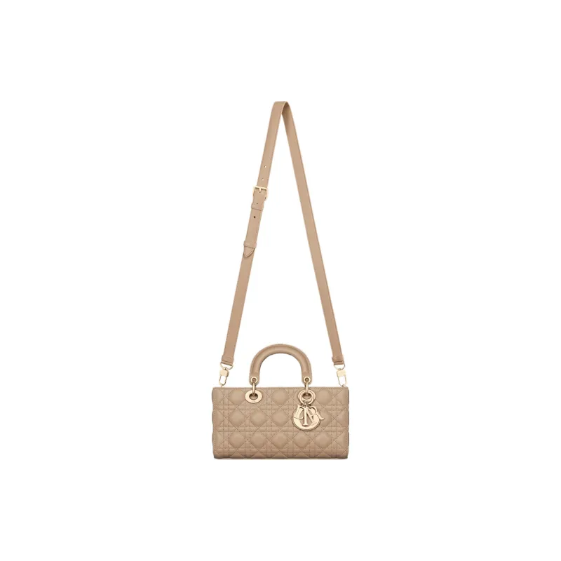 DIOR Lady D JOY Sheepskin Shoulder Bag, Crossbody Bag, Handbag Medium Size Women's Cookie-2