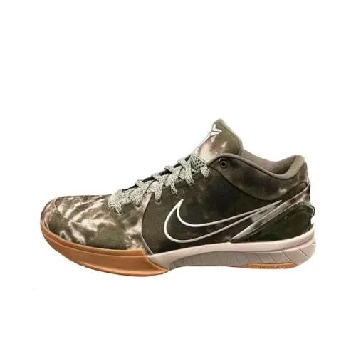 Nike Kobe 4 Protro Undefeated Olive Tie Dye Friends And Family