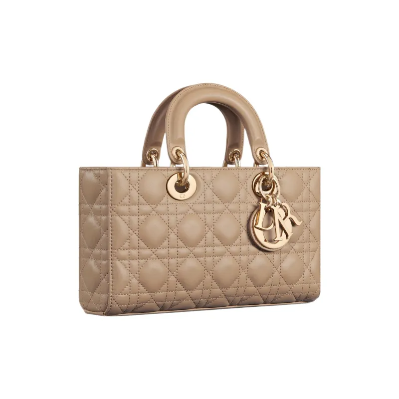 DIOR Lady D JOY Sheepskin Shoulder Bag, Crossbody Bag, Handbag Medium Size Women's Cookie-3