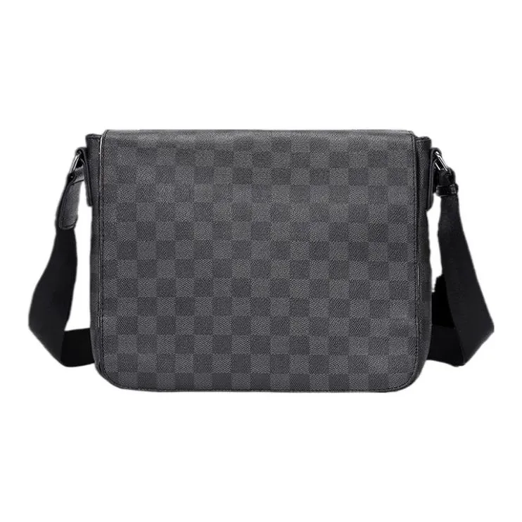 ALNI BITTON PU Shoulder Bag Regular Men's Black-0