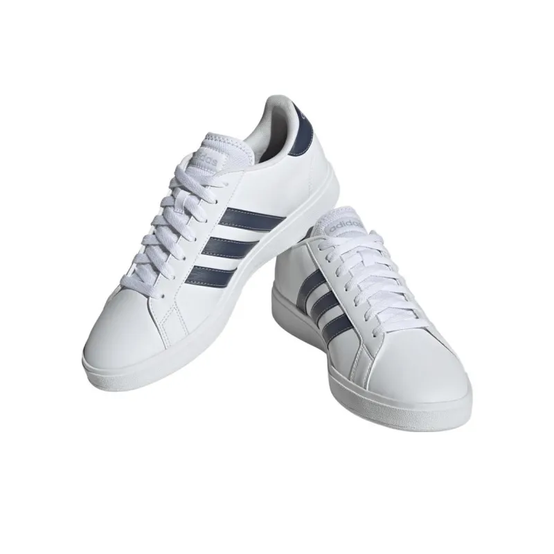 Adidas Grand Court Base 2.0 'White Black'-2