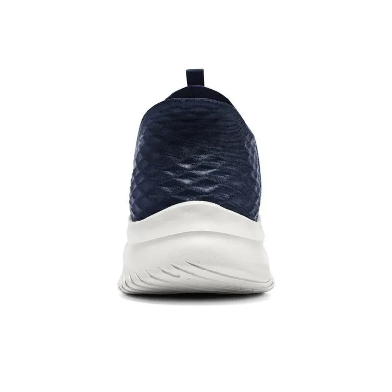 Skechers Hands Free Slip Ins Cushioned Wear Resistant Breathable Lightweight Low Top Casual Shoes Men's Marine Blue-4