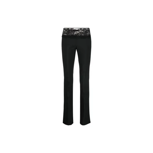 Blumarine Lace-detail Tapered Trousers