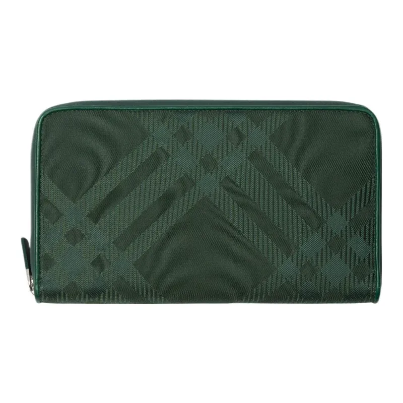 Burberry Polyamide And Polyester Blend Wallet Large Size Men's Vine Green-0