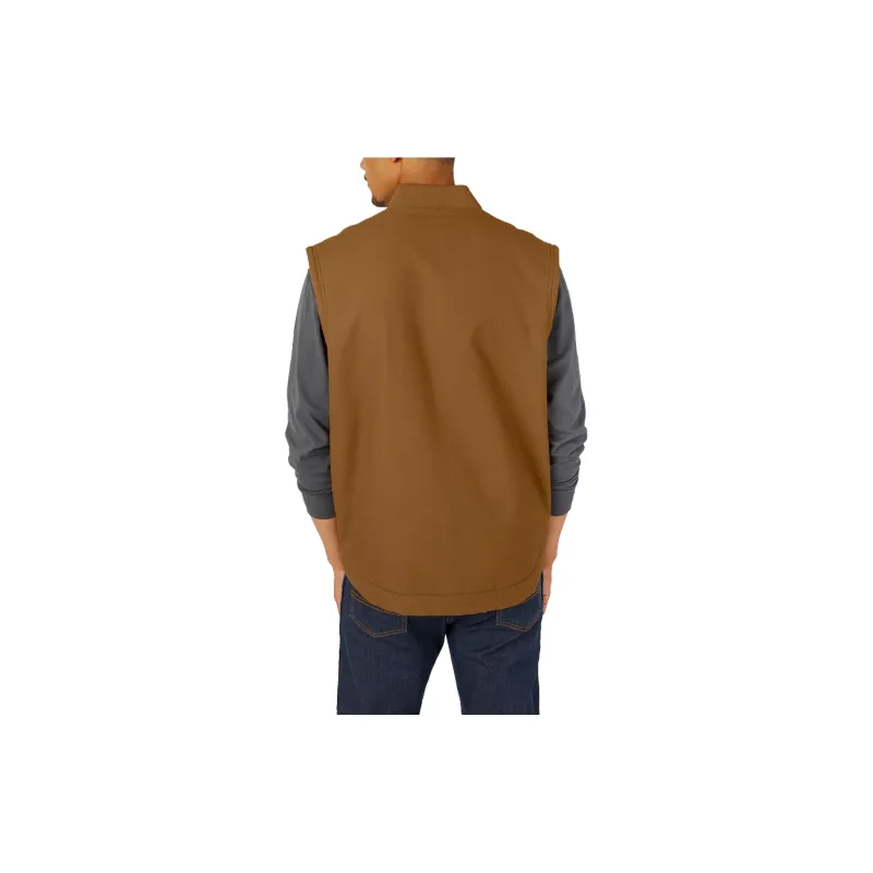 Dickies High Pile Fleece Lined Duck Vest Vest Men's Brown-1