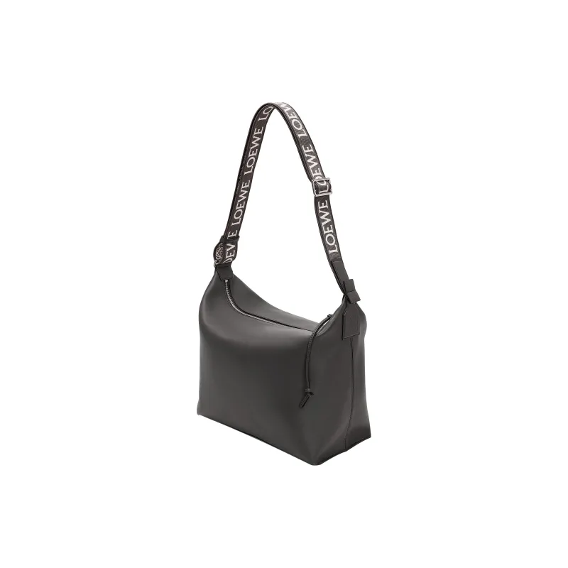 LOEWE Cubi Cow Leather Handbag, Shoulder Bag, Crossbody Bag Men's Dark Gray-1
