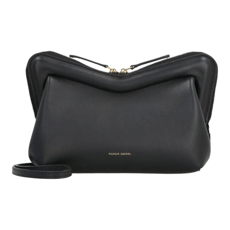 MANSUR GAVRIEL Calfskin Crossbody Bag Shoulder Bag Women's Black-0