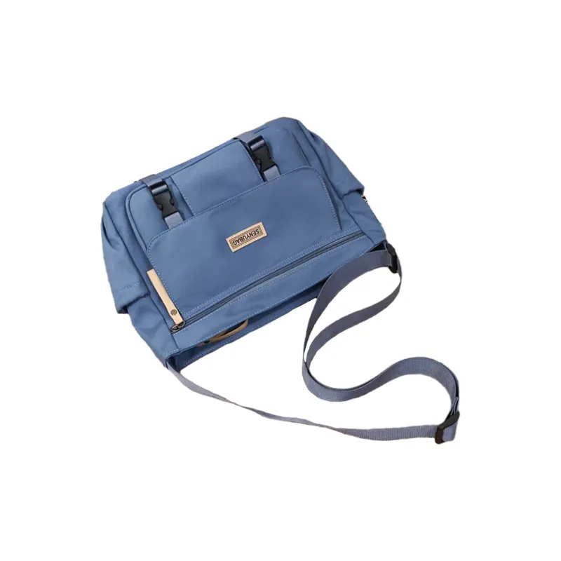 TAKI Nylon Shoulder Bag, Crossbody Bag Medium Size Unisex White/Black/Blue/Khaki/Green-10