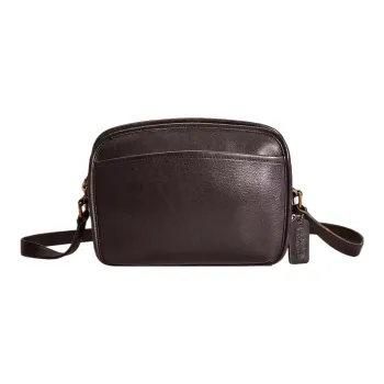 COACH Vintage Glove Tanning Stanton Bag Shoulder Bag Crossbody Bag Medium Size Women's Black