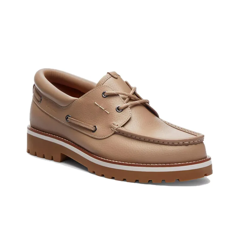 COACH Boat Shoes Men Taupe-2