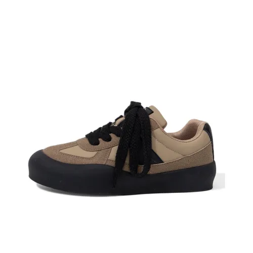 Feiyue Skateboard Shoes Women's Low-Top Camel