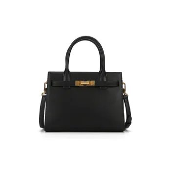 COOGI Split Cow Leather Casual Crossbody Bag, Handbag Medium Size Women's Ecru/Black/Yellow