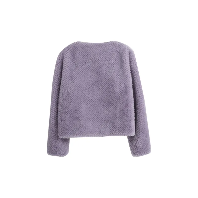 Olrain Velvet feel Coat Women's-3