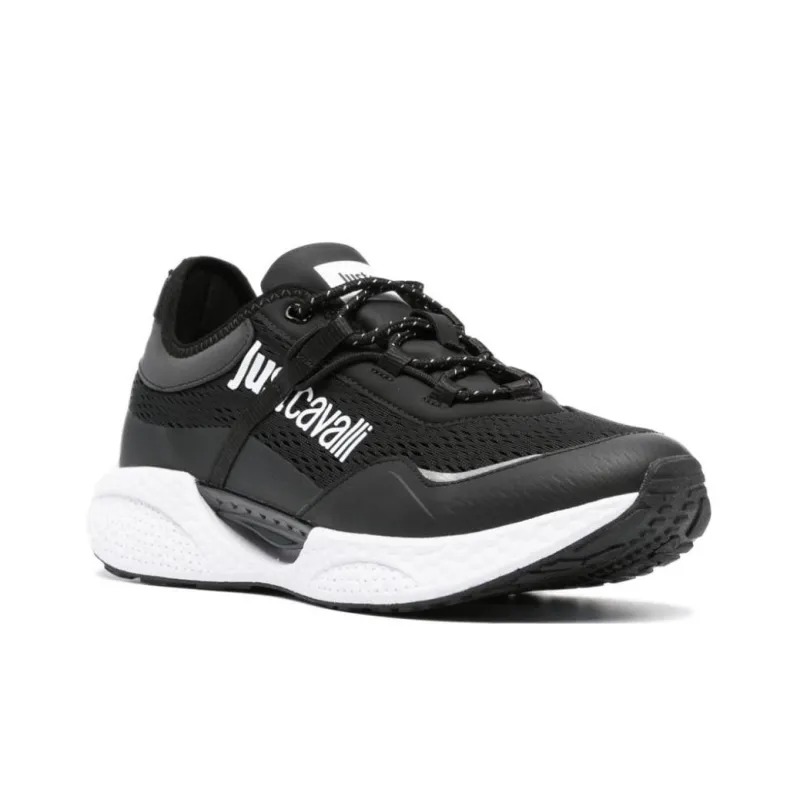 Just Cavalli Logo-print Panelled Sneakers-2