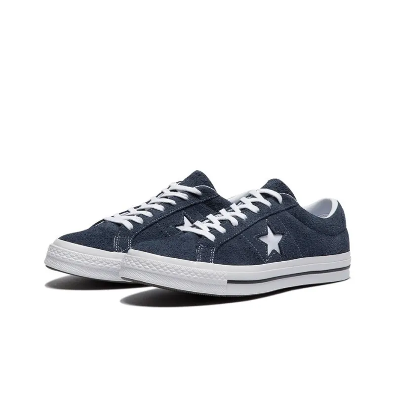 One Star Converse Ox Premium Suede 'Dark Blue'-2