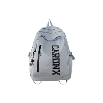 Deli Bear Nylon Backpack Large Size Unisex Black/White/Blue/Red