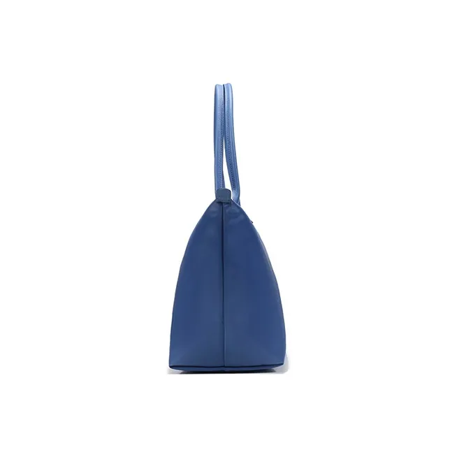 LONGCHAMP Fabric Dumpling Bag, Tote Bag, Shopping Bag, Handbag, Shoulder Bag Women's Blue-2